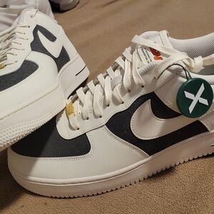 Nike White and Black Athletic Shoes